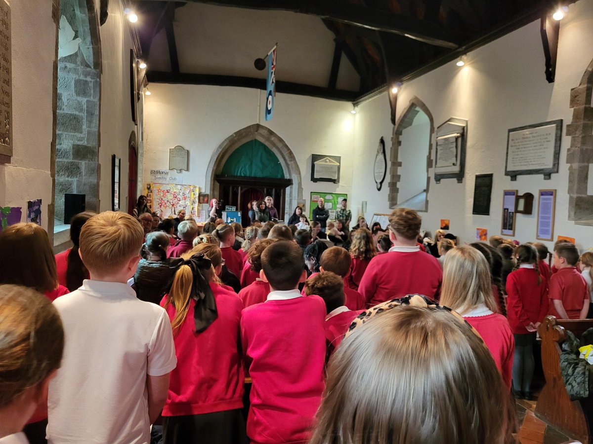 The KS2 children <a href="/SMCredenhill/">St Mary's Primary School, Credenhill</a> delivered a beautiful Easter Service today at St Mary's Church. The children sang beautifully! Thank you to all the parents &amp; carers who were able to attend <a href="/herefordvoice/">Hereford Voice - #HerefordNews</a> <a href="/HerefordDiocese/">Hereford Diocese</a> <a href="/herefordtimes/">Hereford Times</a>