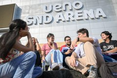 ParaguayTVHD's tweet photo. Médicos que superaron en el examen de #CONAREM llegaron hasta la SND Arena para elegir una de las 5️⃣8⃣7⃣ plazas disponibles para especialidades Troncales o Primarias. https://t.co/hUCzUbC72l