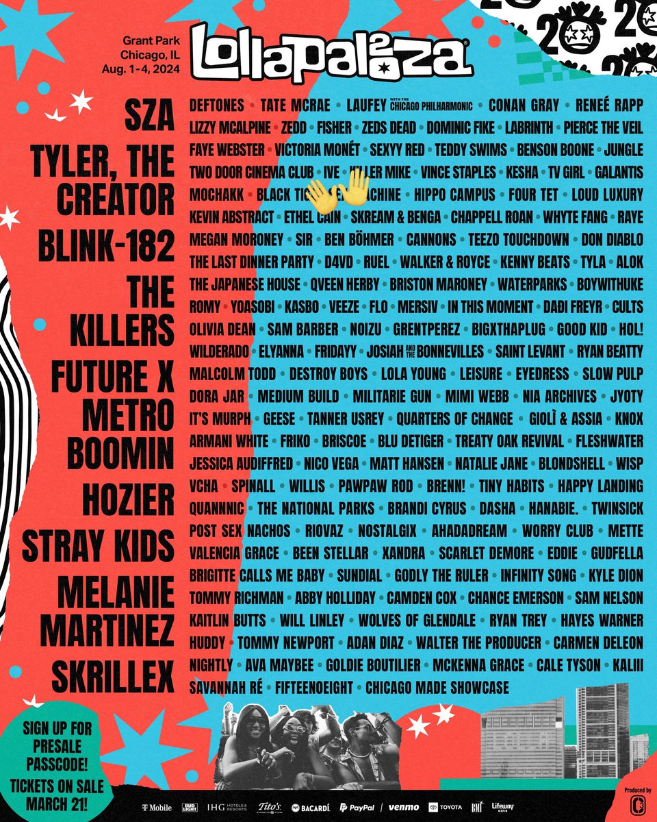 IVEUpdates_'s tweet photo. INFO] @IVEstarship will be performing at the 2024 Lollapalooza chicago.!!🔥

📅August, 1-4, 2024
🏟️Grant Park, IL

~ IVE is the only KPOP FEMALE performing at this big Concert this year.!!
#아이브 #IVE https://t.co/SMWzbN8NMn