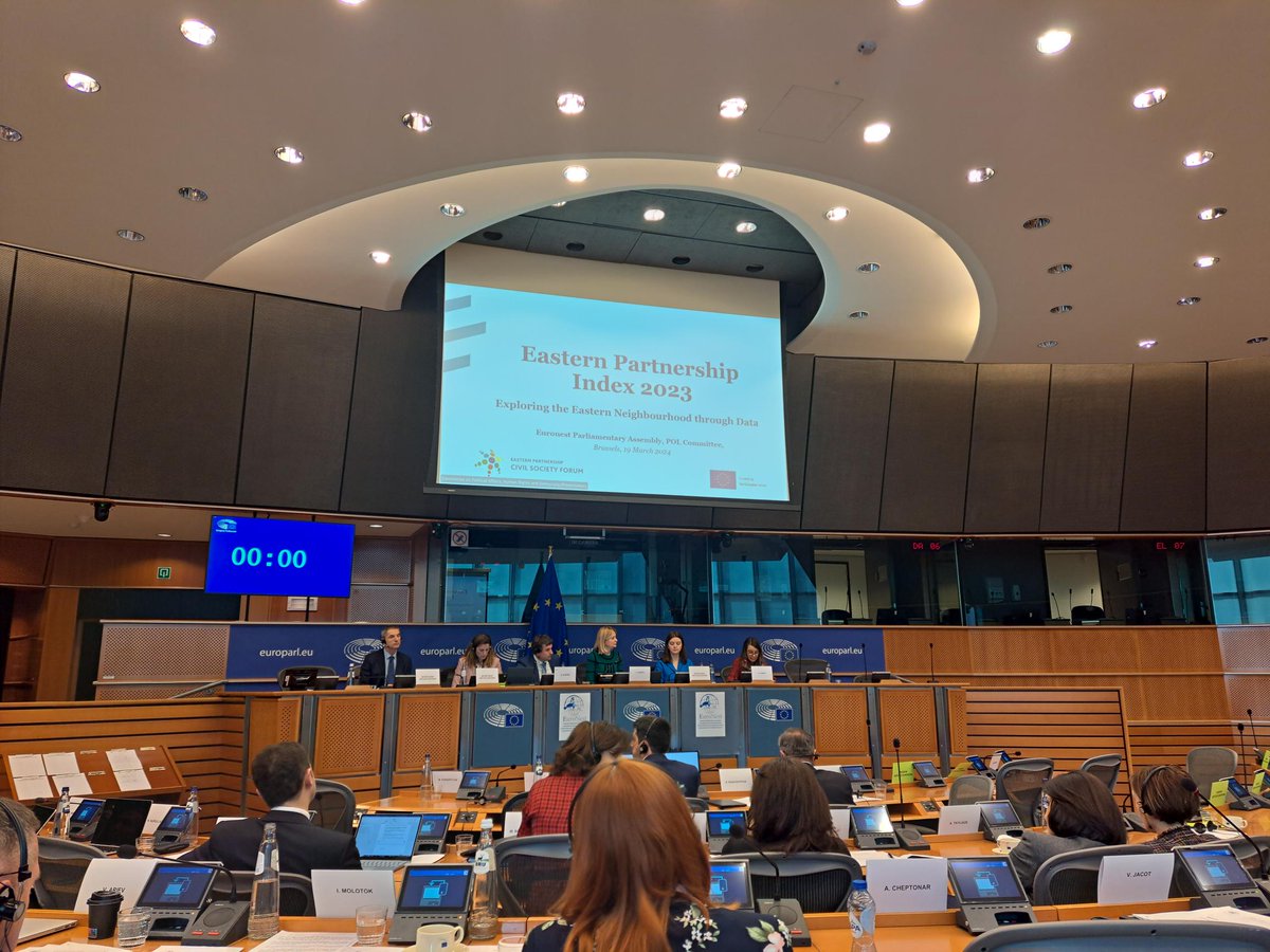 eapcsf's tweet photo. At today's meeting of #EuroNest at @Europarl_EN Alexandra Sabou presented the #EaPIndex to MEPs & parliamentarians from the #EaP region
A useful tool for policymaking🏛️, she highlighted its main findings & recommendations
Listen to her intervention▶️https://t.co/SZ7HUTUlwX https://t.co/A3VxIwotqj
