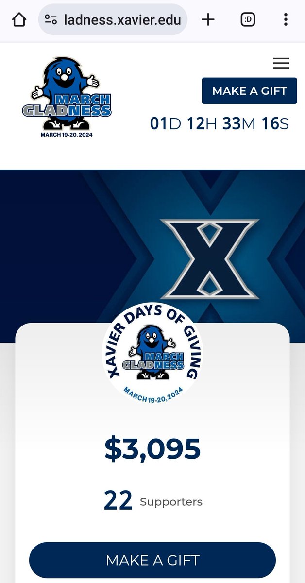 #Buffalo #BillsMafia #XavierUniversity #MarchMadness #MarchGladness #StPatricksDay2024
Any little bit helps!!! (The x link wouldn't share) 
marchgladness.xavier.edu/campaigns/just…