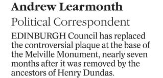 Fascinated to read in today's @heraldscotland that Henry Dundas's ancestors removed the plaque! Strong ghosts 👻 💪 @andrewlearmonth