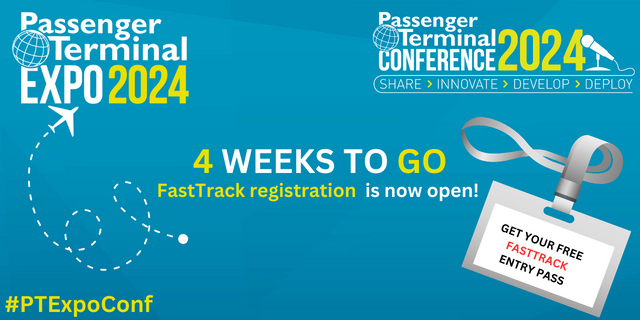 4 WEEKS TO GO | *This is a passenger announcement* 📢 Check-in for FastTrack registration is officially open! To meet with 300+ leading exhibitors – get your FREE FastTrack expo entry pass here: bit.ly/49Qf1Nd #PTExpoConf