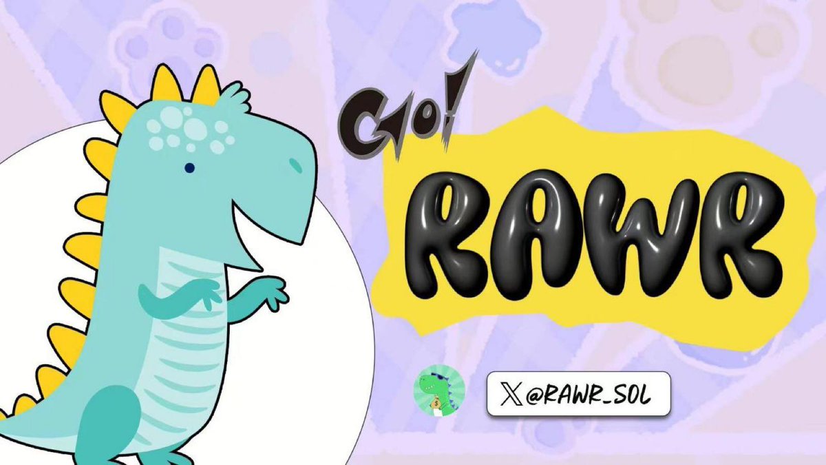 alexayelloweth's tweet photo. 🦖🦖 RAWR | SOL 🦖🦖

🌟 Introduction 🌟

👀💥 Missed BOME? Rawr lets you roar! This MEME coin mocks missed chances. More than currency, it's an attitude. Don't be down – Rawr's got your back! 🦖🦖💰💰

Fair launch launch time: March 21: 12:18 (UTC+8)

CA：4zpjh6x4PsJFnKugWScJeBJbnWQKdc1YUpCGCahabK2o

X：https://t.co/Fyq0lvXAbt

TG：https://t.co/d3yagw1Tlx

#Rawr #MEMEcoin #MissedOutOnBOME 🔄🔝 $PARAM  @ParamLaboratory $BLOCK   @GetBlockGames