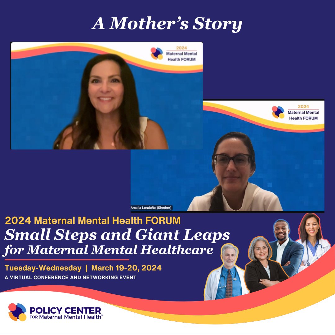 Thank you @DrLondonoTobon for sharing insights on Latina #maternalmentalhealth in our opening session of the #MMHFORUM 'We must prioritize Latina #perinatalmentalhealth, when moms thrive the world thrives'