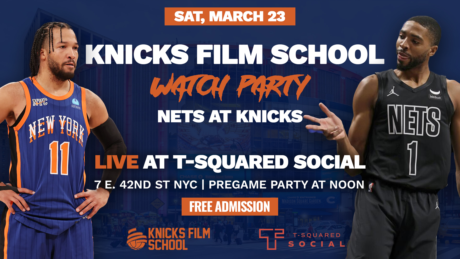 Knicks Film School on X: TODAY IS THE DAY!!! See you all at T