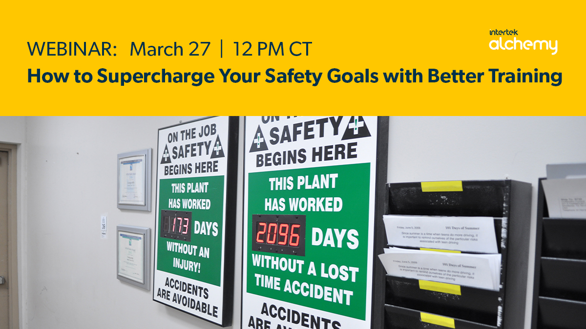 If you’re looking to reduce injuries and mitigate risk, join our industry leaders, Joshua Burnett from @McCormickCorp and Hannah Beckwith from Intertek Alchemy, as they discuss what you can do to unlock excellence within your organization. Register now - attendee.gotowebinar.com/register/55500…
