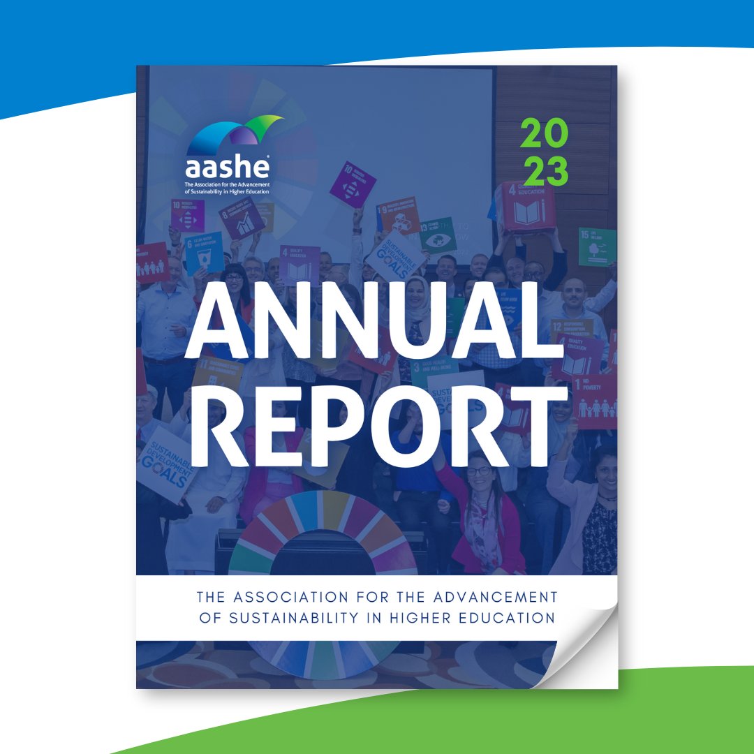 ✨ICYMI: Dive into the latest #AASHE 2023 Annual Report! Learn about our Microsoft partnership, impactful publications, SUNY membership milestone, #AASHE2023 conference, virtual learning opportunities, and the upcoming STARS 3.0 launch! 🚀 Explore more: aashe.org/annual-reports/