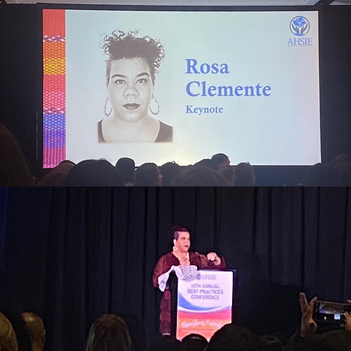Starting Day 2 with a powerful speaker…. Rosa Clemente