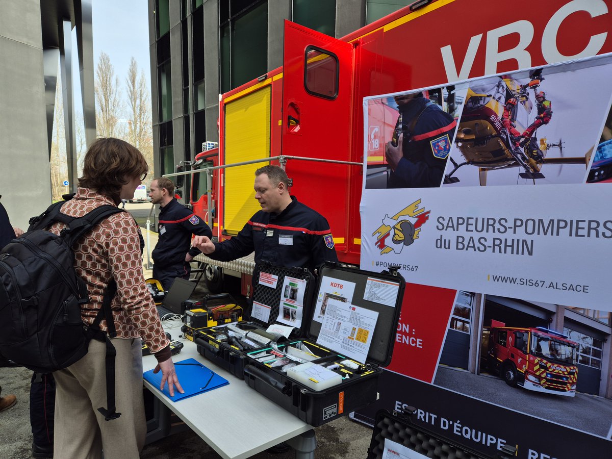 sdis67's tweet photo. Ouverture ce matin de la 6e conférence internationale #NRBCe « CBRNE Research &amp; Innovation » qui se déroule à Strasbourg du 19 au 21 mars 2024. Au programme : actualité scientifique, démonstrations, présentations de matériels et véhicules, workshops… https://t.co/sSjVo7l2aj