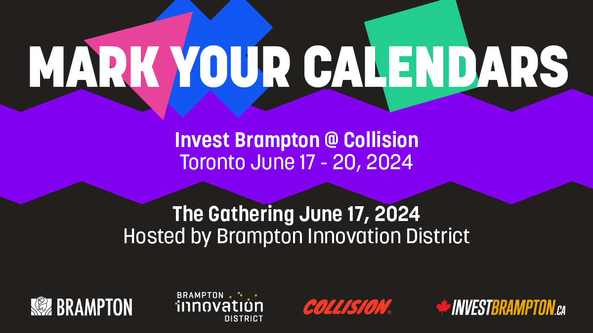 We’re thrilled to announce that The Gathering, a part of @CollisionHQ, will be hosted in #BramptonInnovationDistrict this year and our team will be back at the highly anticipated Conference! 🚀 Join us at the @investbrampton booth as we connect with industry leaders and…