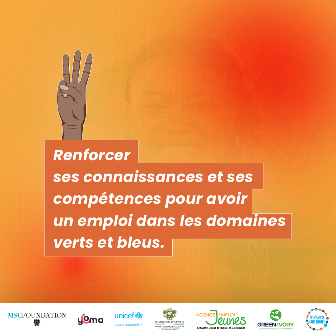 Retrouvez-nous au Sofitel Hotel Ivoire les 22 et 23 mars dès 8h00 pour la journée carrière.
Inscription gratuite sur 👉  uni.cf/3Po6iZZ 
#PourChaqueEnfant, adolescent et jeune, des opportunités 💙
#GreenJobs #GreenYoma #Jobs #YOMA