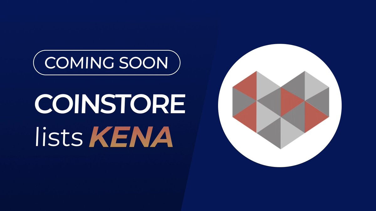 💯 Premium Listing 💥 @kena_ai $KENA is coming soon on @CoinstoreExc 💥 #KENA is a ERC-20 crypto token that powers the Kena creator marketplace for the music meta-community to help amplify the economic value using blockchain and decentralization. 🌐 official website 👇