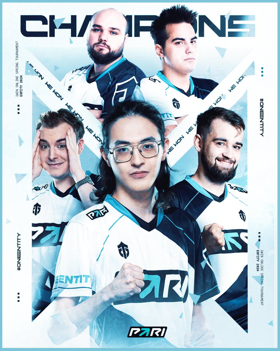 GRAND CHAMPIONS!! 🥳🏆

#OneEntity #EntityDota #1winSeries