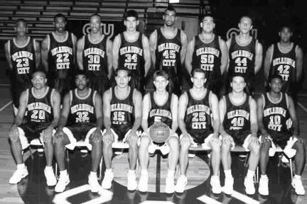 Oklahoma City University knocked off top-ranked Georgetown (Ky.) 86-80 for its fourth NAIA Division I men's basketball title in front of 5,232 on Monday, March 18, 1996 at the Mabee Center. Tournament most valuable player Reggie Garrett had 30 points @NAIAHoopsReport