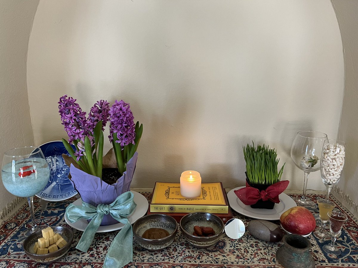 Nowruz Piruz! Happy Iranian New Year! May we find peace. May we engender growth and renewal. May we fight with our hearts in our mouths. #nowruzmobarak #nowruz #ceasefirenow🇵🇸