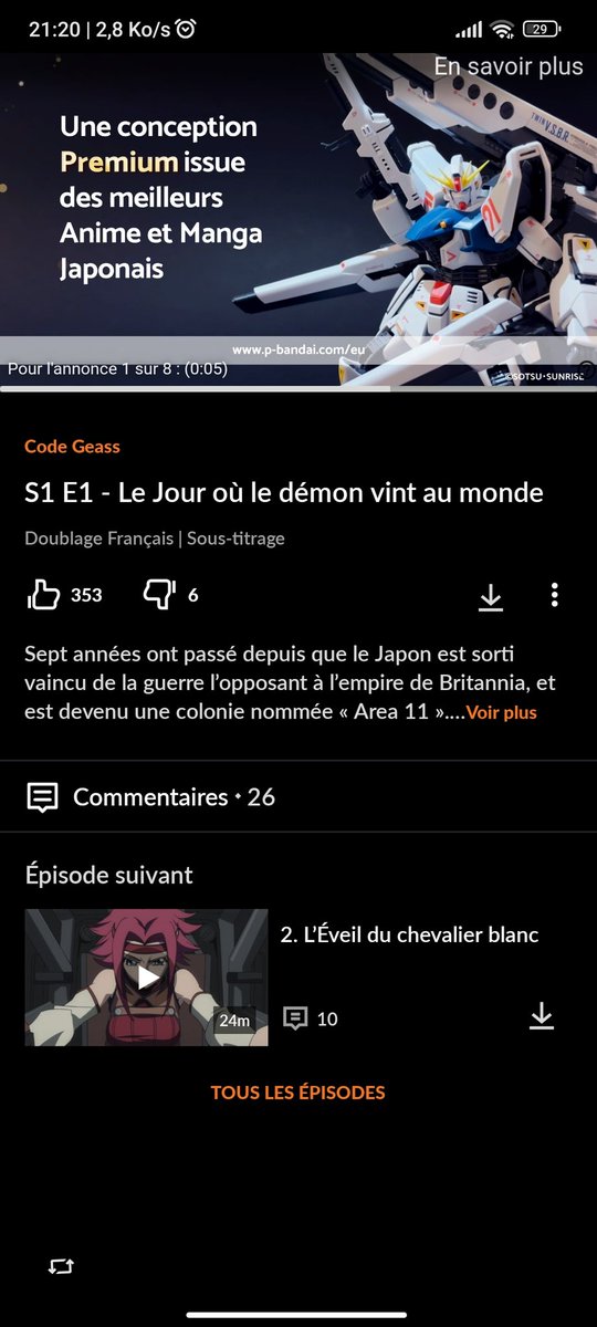 HutchAlpha50's tweet image. 2 pub je comprends mais 8 sachant que en plus j'en aurai d'autre @Crunchyroll_fr