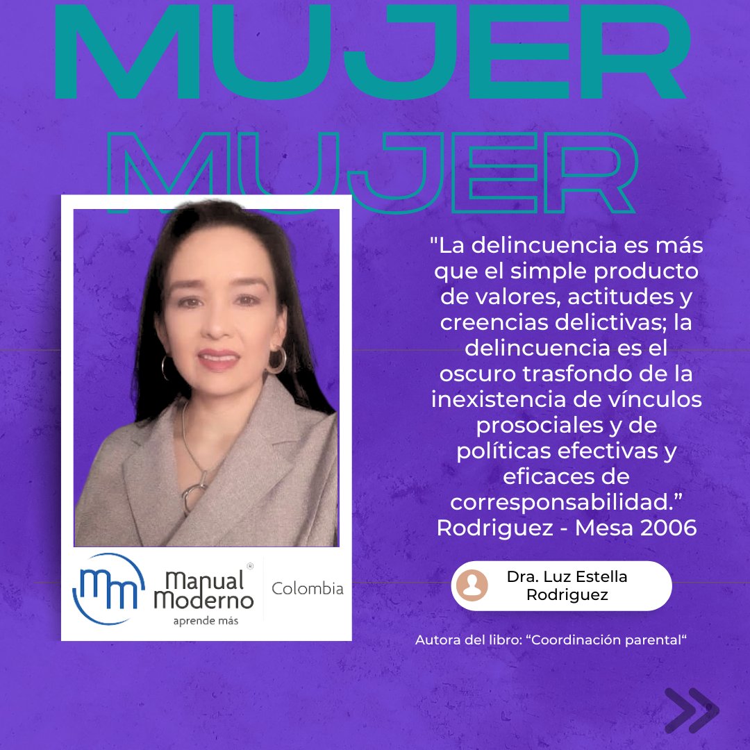 manualmodernoco's tweet image. En MMCOL reconocemos la invaluable labor de las mujeres que han dedicado su talento a las áreas de la salud y la psicología. Sus voces, plasmadas en libros y artículos, nos brindan conocimiento, apoyo y nuevas perspectivas para comprender el bienestar físico y mental.