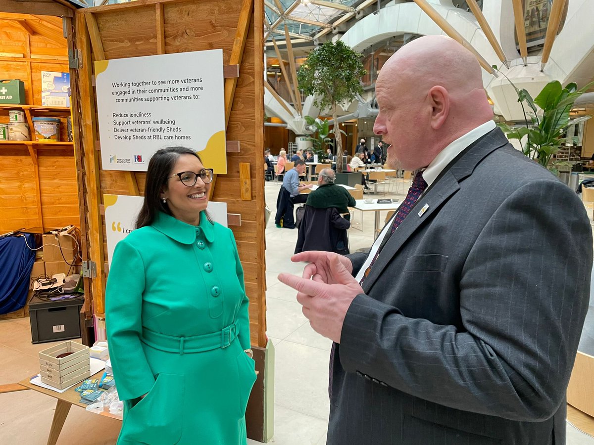 Wonderful to meet the team at Men’s Sheds UK, in the #ParliamentShed. Men’s Sheds encourages people to come together to make, repair and repurpose, supporting projects in local communities. It is so important to support wellbeing, reduce loneliness and improve mental health,…