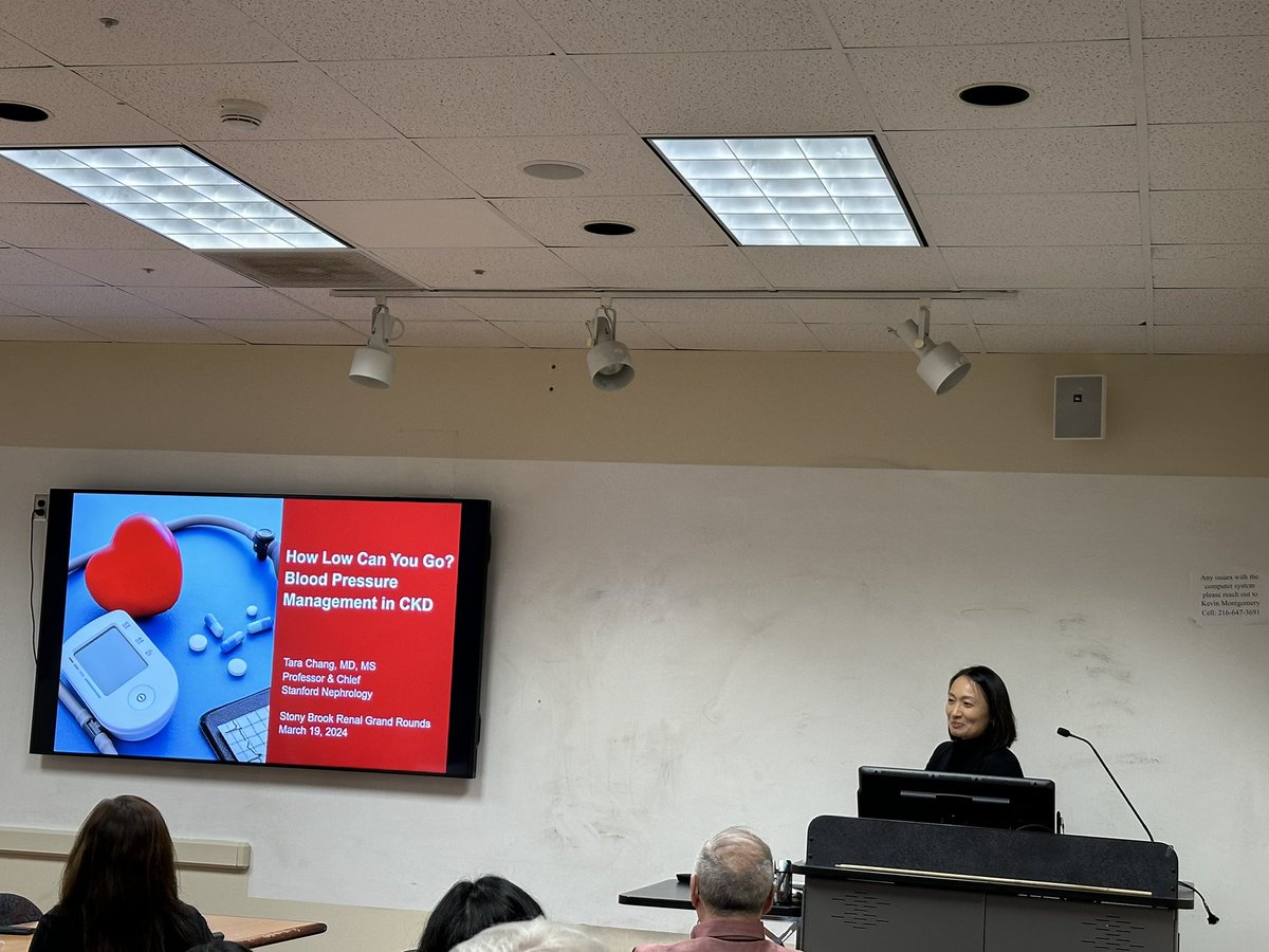 It was an honor to have @taraichang @StanfordNeph visit and speak at @SBNephrology @StonyBrookMed grand rounds