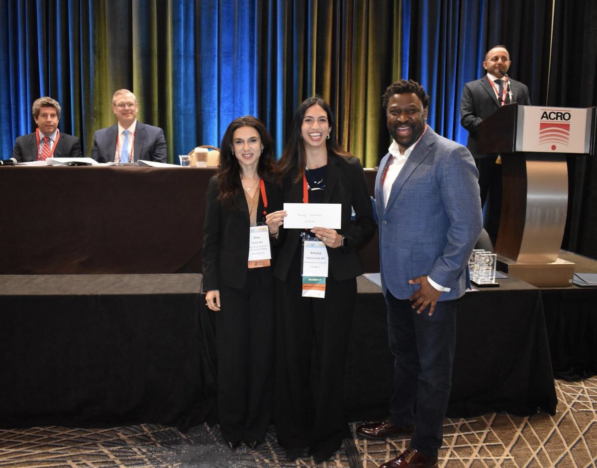 AmulyaYala's tweet image. Thank you @ACRORadOnc @ACROresident @HinaSaeedMD @drjcanJJ for the Luther Brady educational grant at #ACRO24! Had a fantastic time at my first ever ACRO with old and new friends! Can’t wait for next year ☀️
