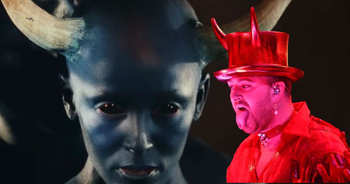 Remember when <a href="/marilynmanson/">Marilyn Manson</a> was demonized for being “evil” and “satanic”? Now it’s “pop-normal”. Hmmm… The devil is loose in Hollywood. #samsmith #dojacat