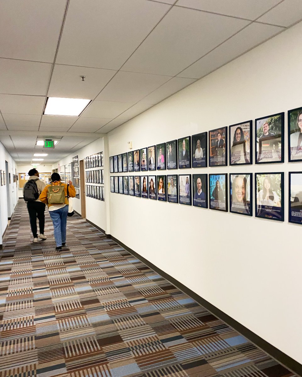 Come check out the new Community Portraits in the halls of Mary Kay Kane Hall at 200 McAllister 🖼️ Hear UC Law SF community members share, what they love about their campus. You might see some familiar faces!