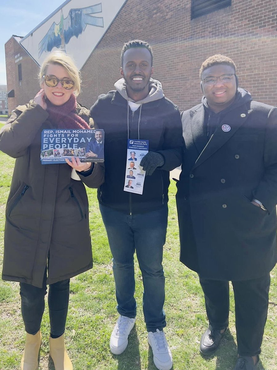 Closing out this Primary Election Day talking with voters about my friend and colleague <a href="/ismailforohio/">Rep. Ismail Mohamed</a>. You still have time to vote! Polls close at 7:30PM.