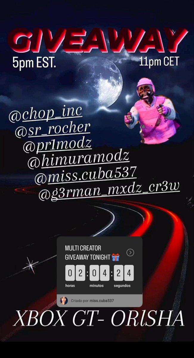 pontokaka's tweet photo. 🎁 Giveaway Multi Creators 
🚘 Cars by @chop_inc_gta, @RocherSoliz &amp; Others (see pic) 
🕖 Today 6 PM EST 
💵 LSCM 
🚨 Msg to ORLSHA for invite

🎮 Xbox Series

#XboxShare #GTAOnline #XboxSeriesX https://t.co/BNQ595Ye7U