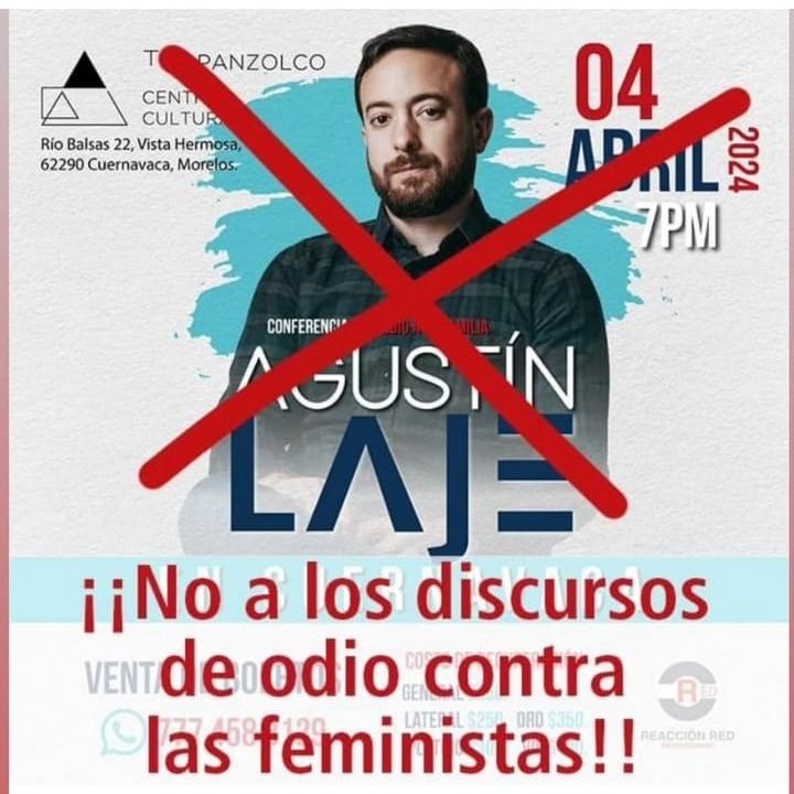 Promover desde espacios dedicados al arte y la cultura discursos de odio y discriminación contra mujeres y comunidad LGBT va en contra de todo lo que este gobierno dice abanderar como la defensa de los derechos humanos de las mujeres.