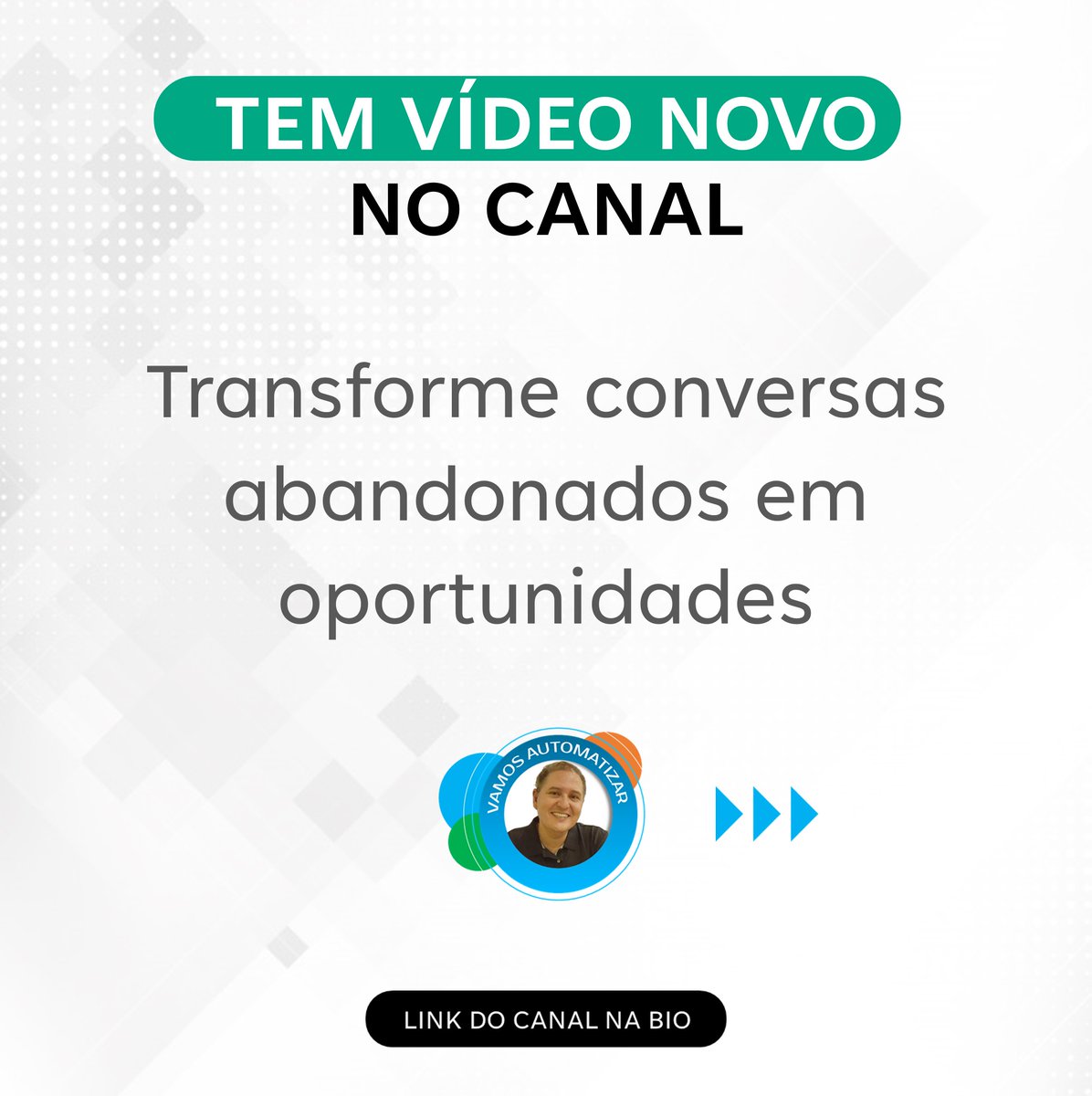 VAutomatizar's tweet image. Nesse vídeo ensino como enviar mensagens para os usuarios, caso não completem o fluxo de conversa desenvolvida no Typebot

#typebot #n8n #evolution #chatbot #automation #citizenautomation #nocode #lowcode