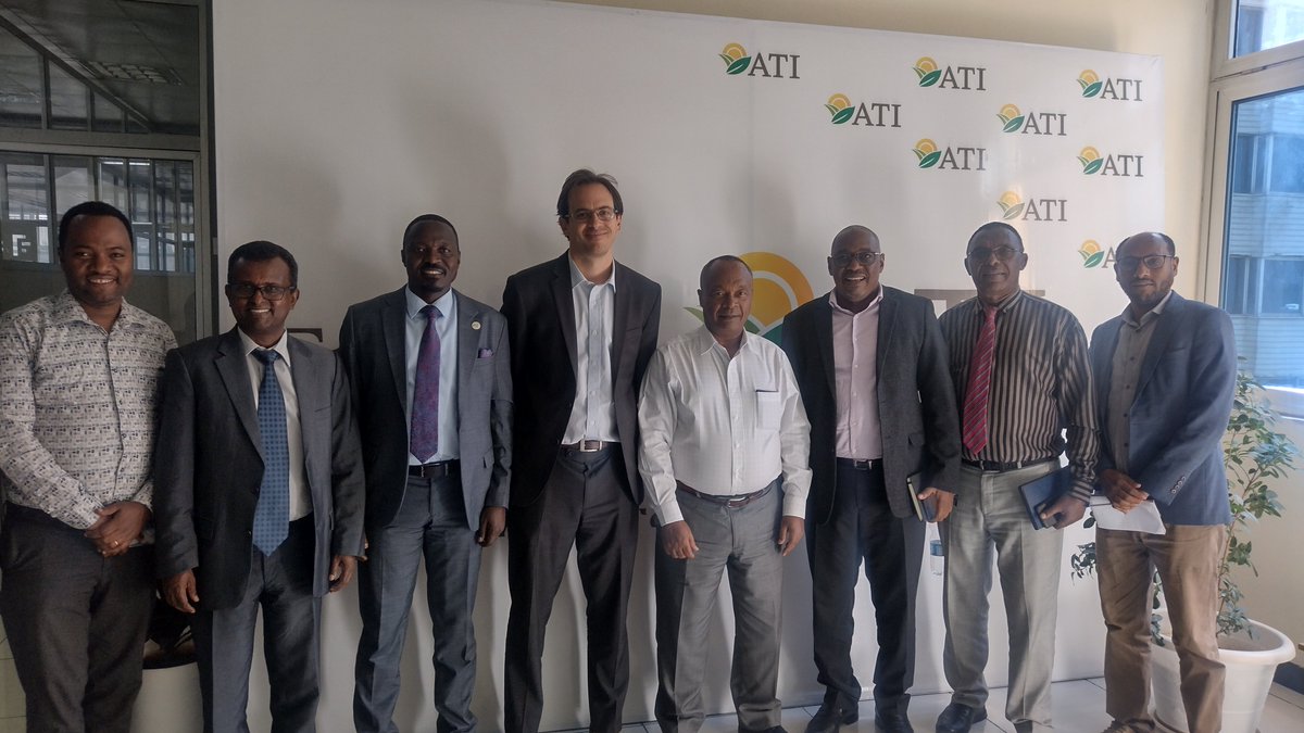 1/2 AGRA's new VP, Prof. Hamadi Boga & Mr. Jonatan Said, received a warm reception from ATI's CEO @mandefro_niguss. The meeting marked a significant step forward as both institutions reaffirmed their commitment to strengthening partnerships across various frontiers.
