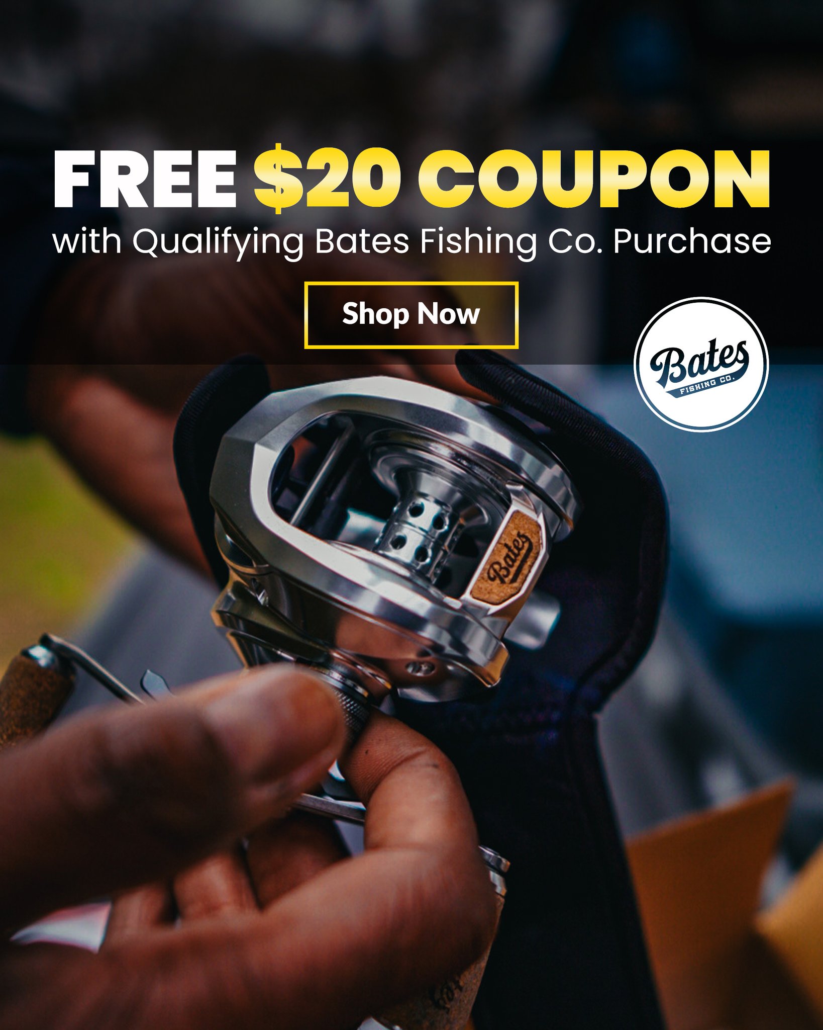 Tackle Warehouse on X: FREE $20 Coupon with Qualifying Bates