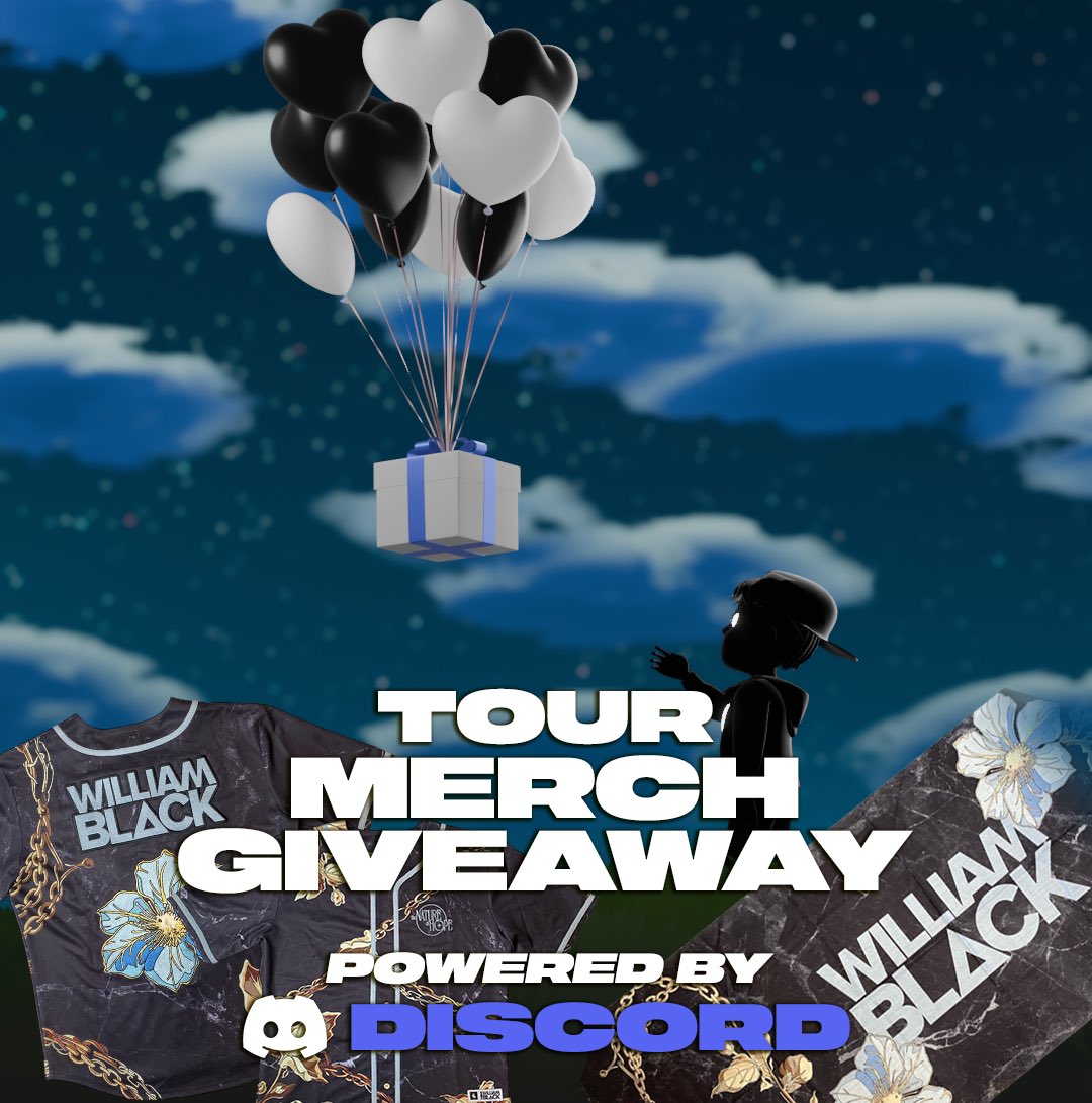 Fam we’re doing a giveaway of my new tour merch in my discord server rn! I actually use discord now so we’re planning to host rlly fun events down the road✨🤍 discord.gg/QWPBRTUFsq