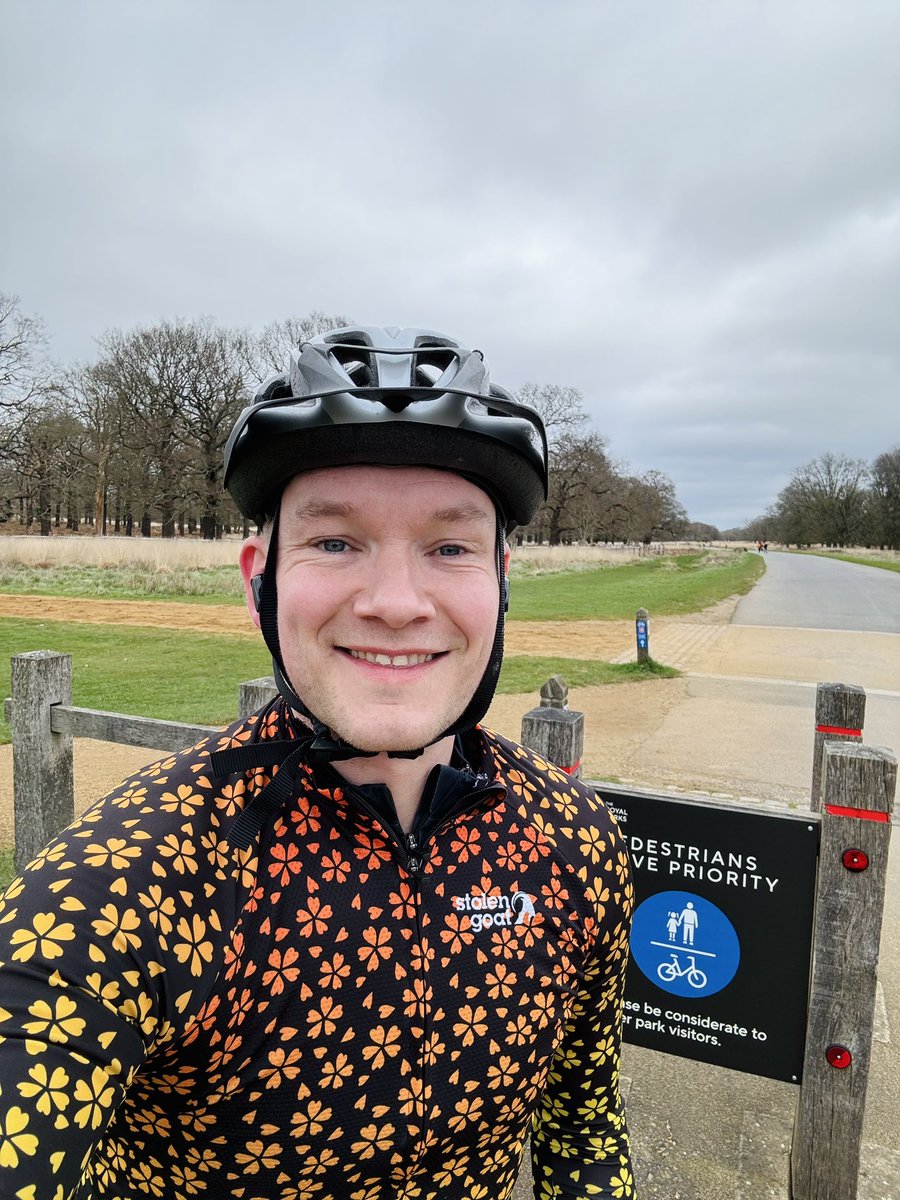 Out on the bike getting fitter for our UK tour in May 🚴‍♀️