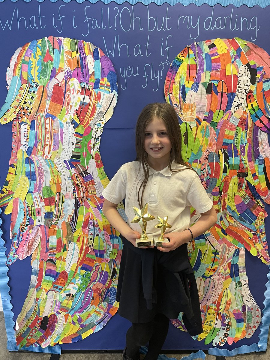 stbartholomews1's tweet photo. Huge well done to our little “Twinkle Toes” L in Primary 5 for winning these two trophies in her dancing competition. This girl can do lots of different styles…ballet, tap, national…the list is endless. 💃🩰We are so proud of you! #widerachievements #confidentindividual https://t.co/sC6fVXKonH