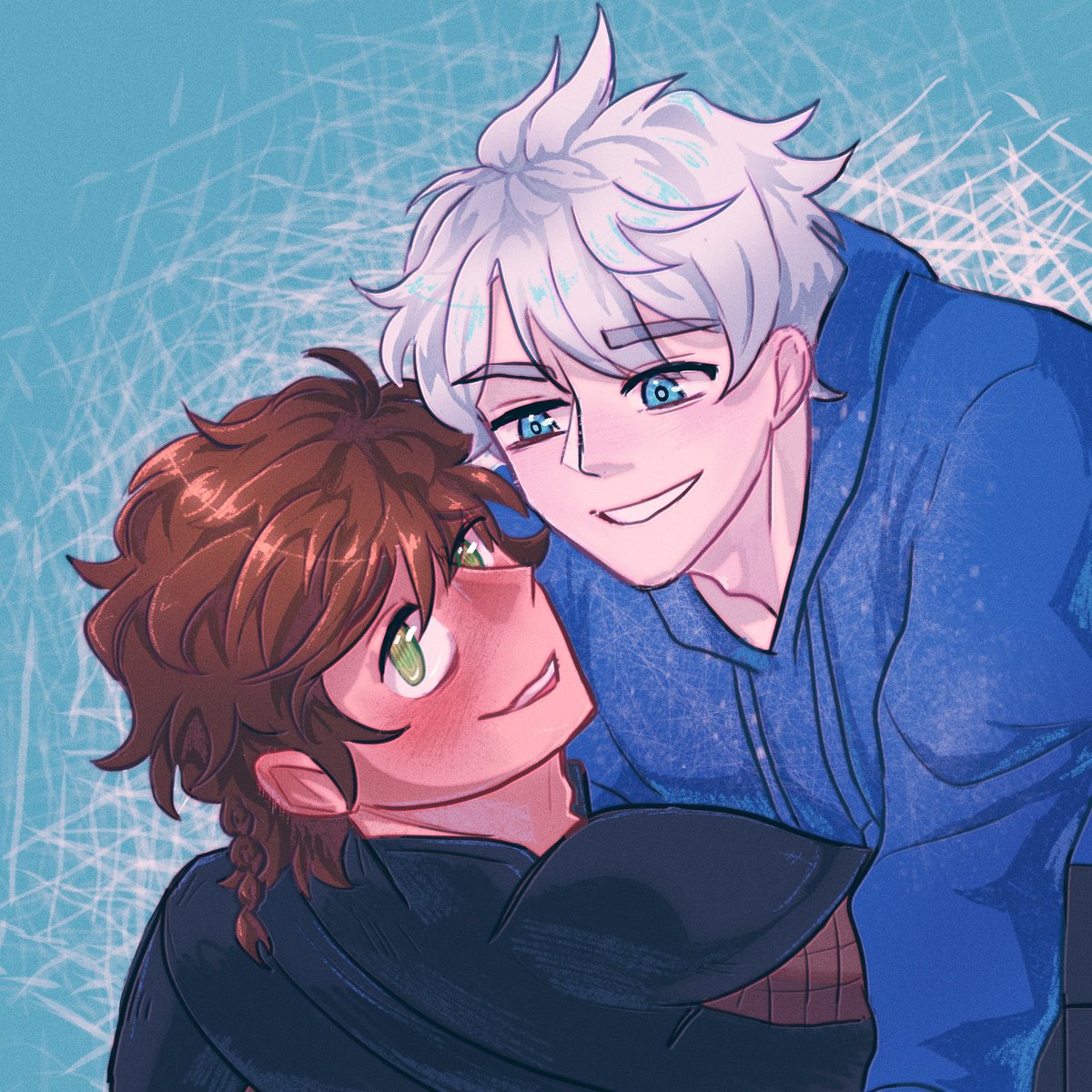 KokomimiDraws's tweet photo. surprise collab w/@j0hnny_dr4ws❤ Jack Frost and Hiccup being softiess
#httyd #rotg #hijack #frostcup https://t.co/YtSFt41qD0