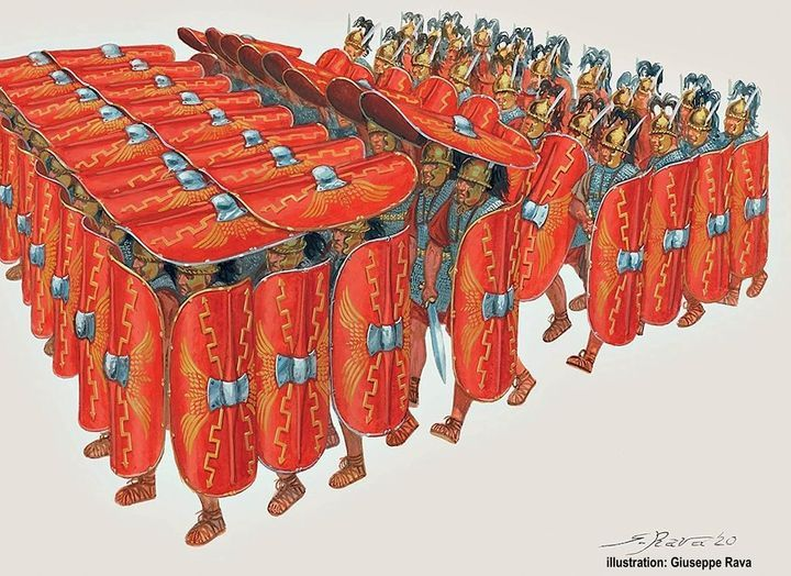 FunPolitics1's tweet photo. ⚔️ The Roman legion, essentially the ancient world's dream team of military innovation, evolved from the old-school phalanx into a more dynamic, flexible fighting force. https://t.co/iVMVLVNdM6