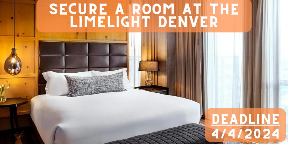 Don't miss out on this year's NH&amp;RA Spring Developers Forum on May 1 &amp; 2! The Limelight Denver is selling out fast and the group rate will be honored through April 4, or when our block sells out, whichever is sooner. Be sure to book your room today: services.housingonline.com/nhrassa/f?p=EV…: