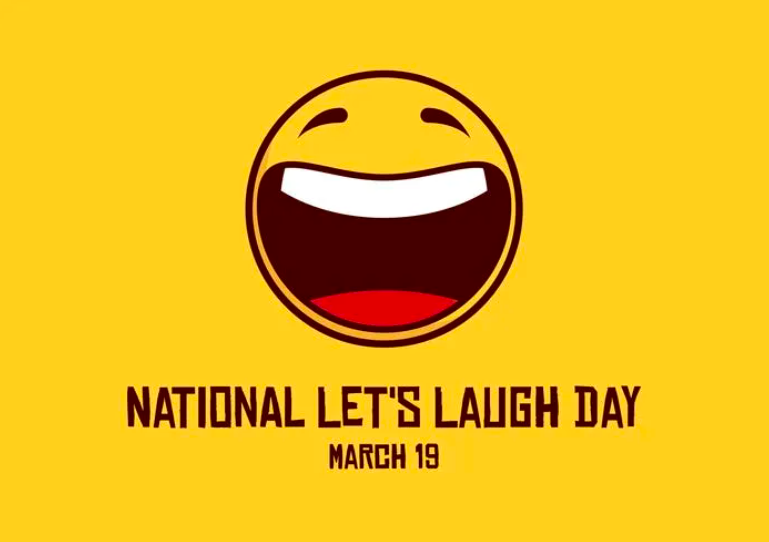Did you know it's "National Let's Laugh Day?" We did!
That's why we scheduled our Open Mic Comedy Night for tonight!
Well, that and the fact that we do it every Tuesday...
But still...come laugh with us tonight!