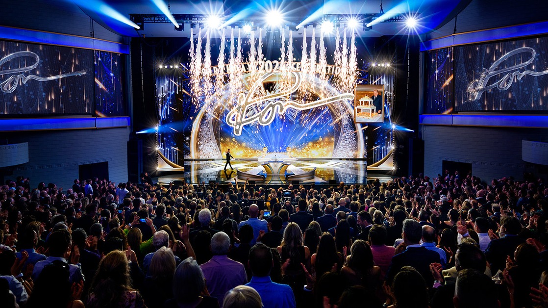 Scientology's tweet photo. FIREWORKS SHOWER DOWN, setting the tone for a dazzling and unforgettable three-hour event, marking yet another milestone advance in the Church’s unending expansion—and all of it to honor LRH. https://t.co/1D7PXcxlJQ https://t.co/fblU4YDG6u