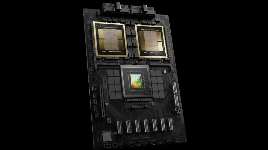 perexp_'s tweet photo. Nvidia's monstrous Blackwell chip crushes AI training! This beast can handle all the world's internet traffic in a second! 💻 https://t.co/wqeSk1pBM1