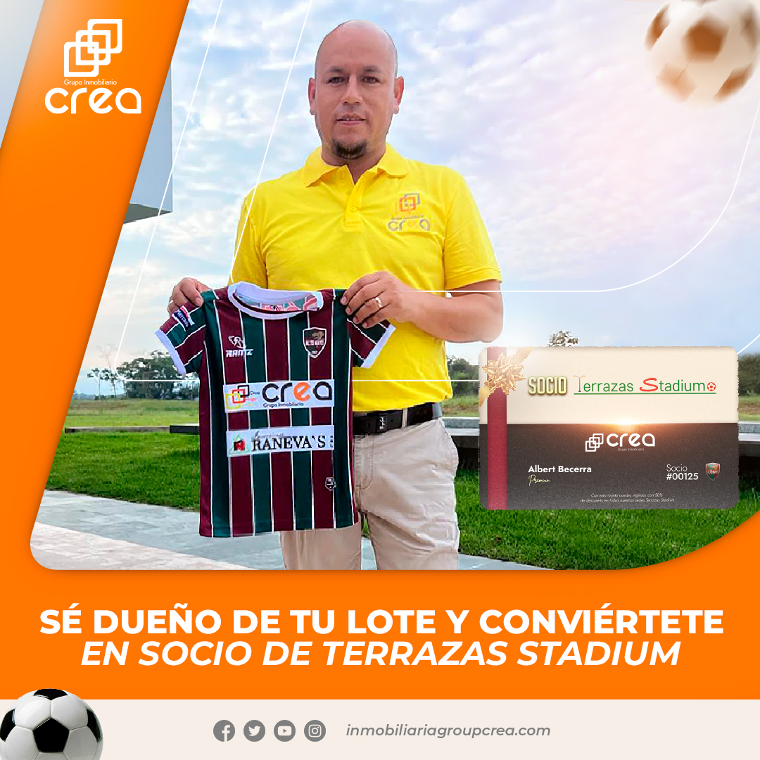 GrupCrea's tweet photo. Terrazas Stadium en Soritor con increíbles facilidades de pago:
¡0% de interés! No dejes pasar esta oportunidad 📷📷
Contactanos: 📷 https://t.co/n8MQI5mKtd - 939 325 410
#TerrazasStadium #Soritor #FacilidadesDePago https://t.co/eGl57BKIz4