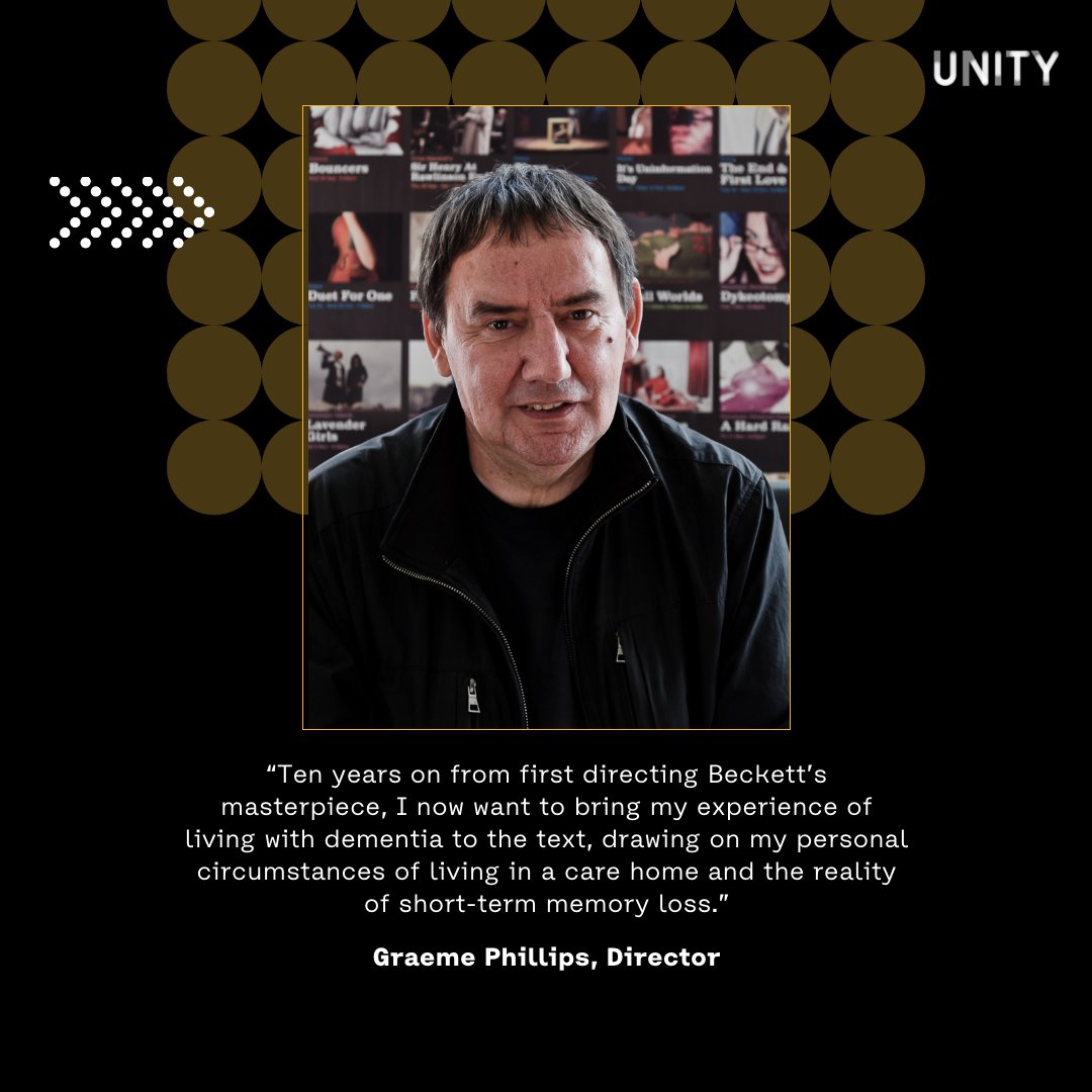 unitytheatre's tweet photo. ON SALE NOW: KRAPP'S LAST TAPE 🍌

Graeme Phillips, MBE returns to Unity with Krapp's Last Tape📼

10th &amp; 11th May 2024 | 🎟️ On Sale Via Our Website https://t.co/k5WPyIAVDX