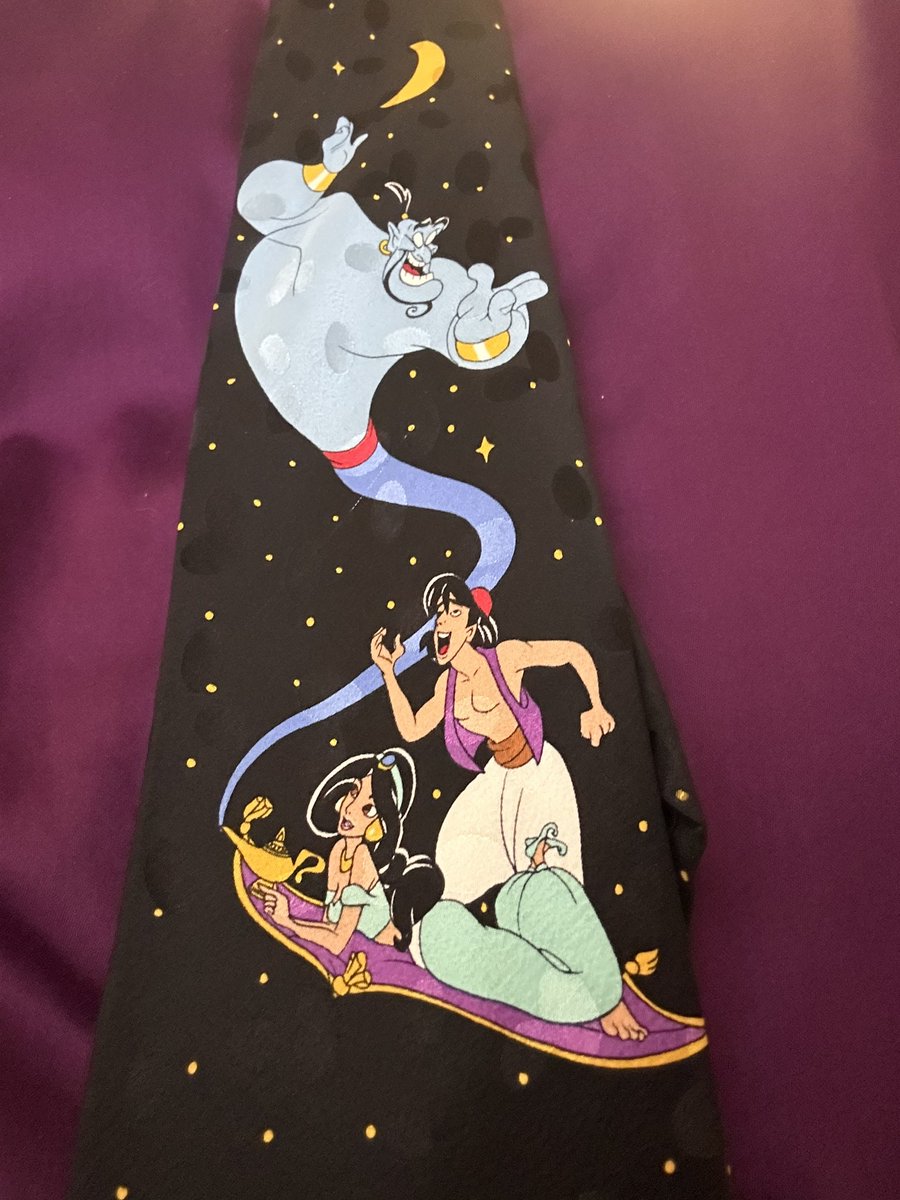 Loved watching Aladdin today as the students and staff did an amazing job of showcasing their talent. What a show! Don’t miss out. I even wore my Aladdin tie today to celebrate the show! @thickwoodArts @FMPSD