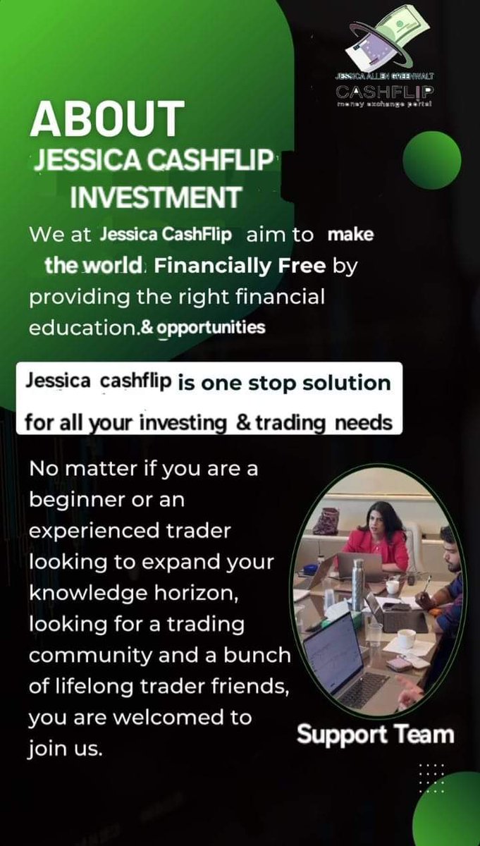 JessFinancial's tweet image. *WHAT WE DO HERE* 
 * We trade
 * We make profits 
 * We pay investors

 *We trade different commodities for private investors and  entrepreneurs companies as well
 We help those who wish to earn money through forex trade, binary options, futures trade and cryptocurrency trade.