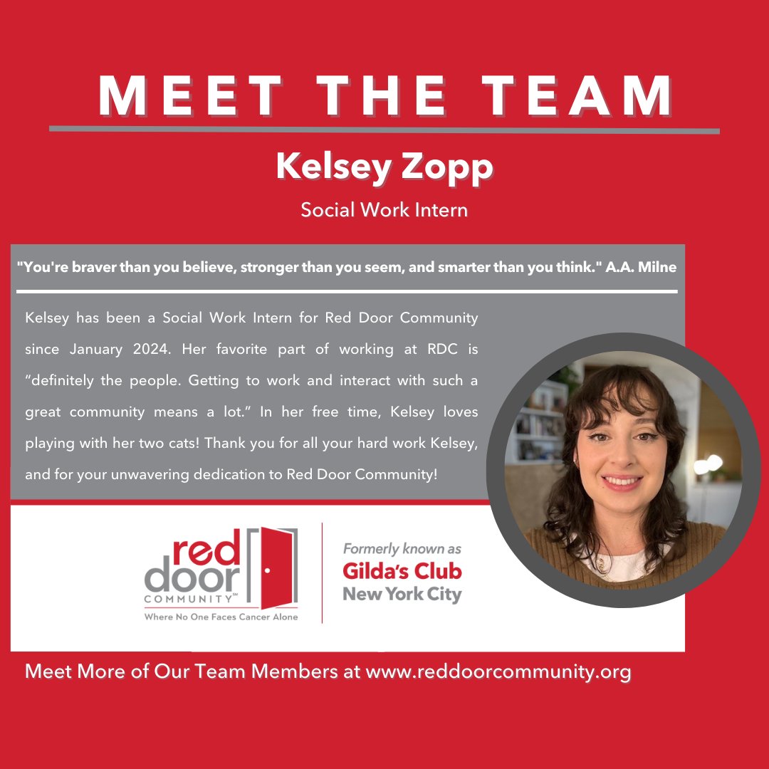 Celebrating one of our incredible social work interns, Kelsey, on #WorldSocialWorkDay! Thank you for your commitment to supporting our community. ❤️#MeetOurTeam