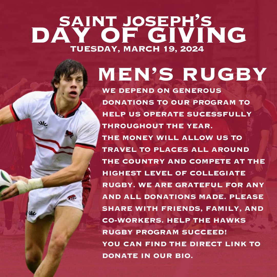 Link in our bio for Day of Giving. The Hawk Will Never Die ‼️