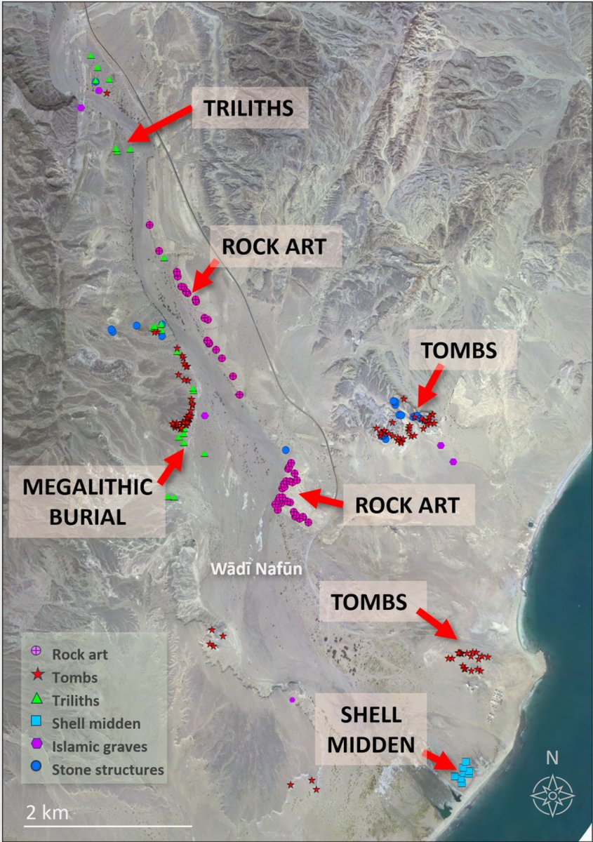 romangarba's tweet photo. @Arduq_Arabia publication on the shell midden at Nafun, south-central Oman. The 214 sites of Wadi Nafun (shell midden, rock art, collective burial, triliths and tombs) provide a unique record of human activities from the 5th millennium BCE to the 1st millennium CE @CzechAcademy https://t.co/8Kgufg33xS