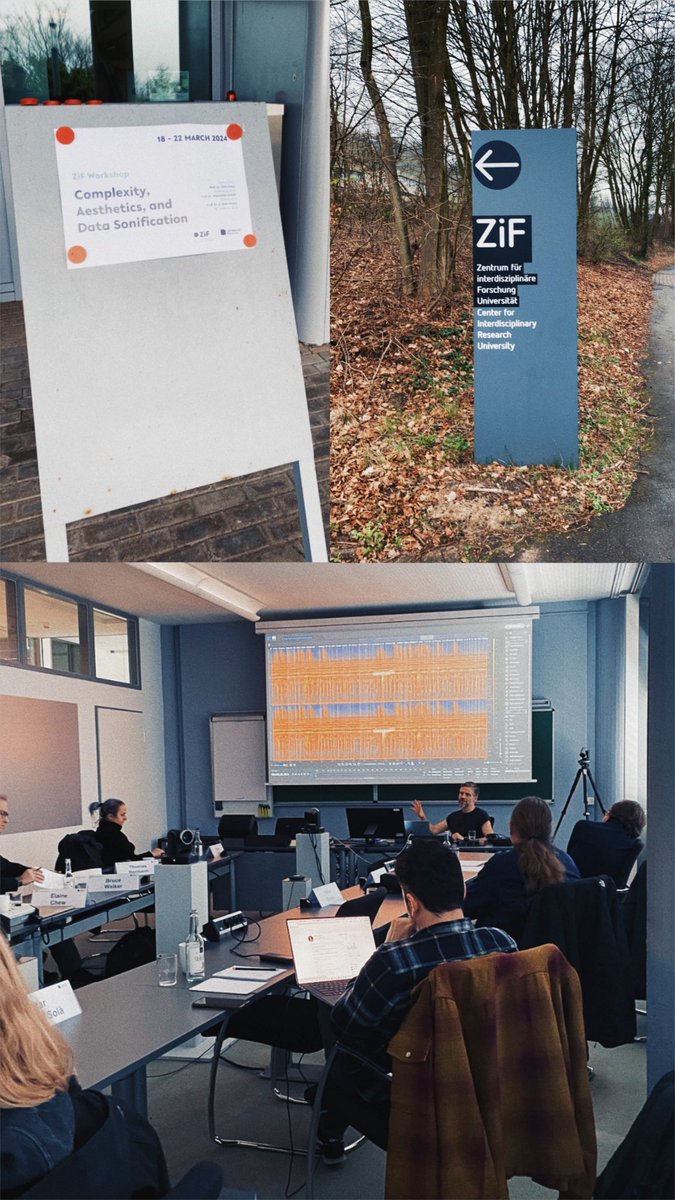 Was great to be invited to share some thoughts on the topic of Complexity, Aesthetics and Data Sonification at <a href="/ZiF_Bi/">ZiF</a> today 👨‍🏫🌌🏺📈🔊